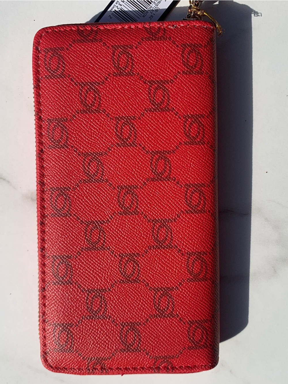 bebe Red Zip-Around Wristlet Wallet - Picture 7 of 13